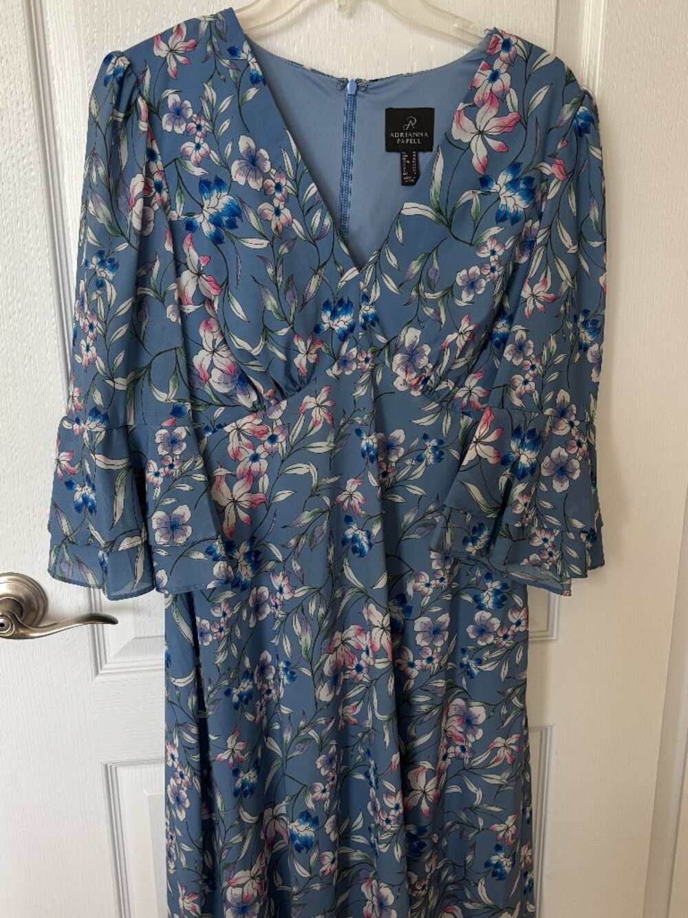 Adrianna Papell Blue Floral dress